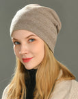 🧣✨ Bonnet en cachemire de luxe - Élégance douce comme un nuage