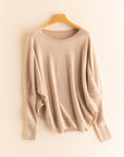 Luxury Cashmere Base Layer Shirt – Ultra-Soft Round Neck Long Sleeve Tee – Timeless Versatility