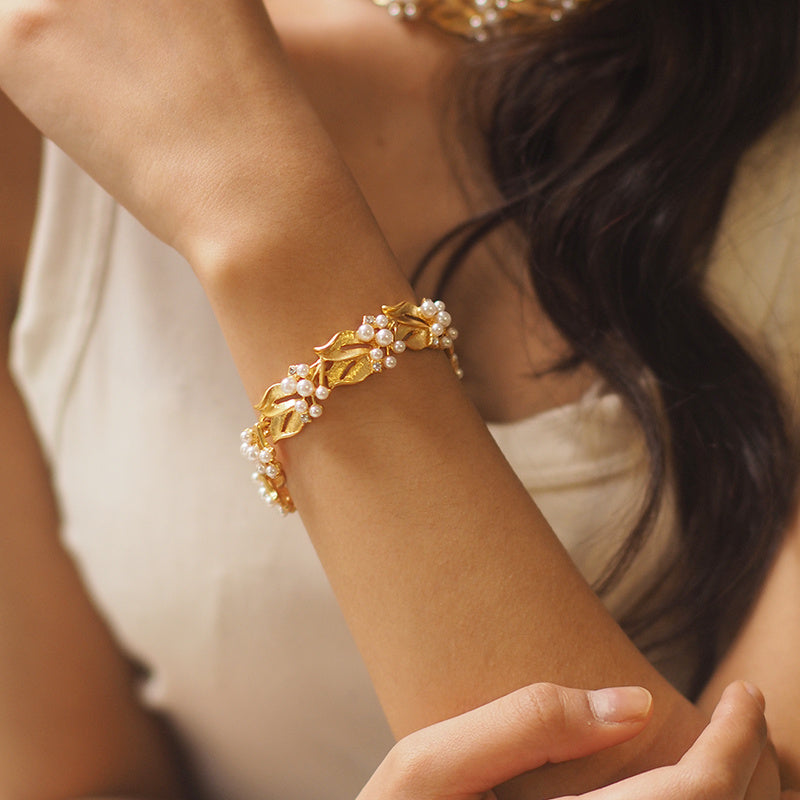 Bracelet / Boucle d'oreille / Collier de perles pour femme