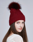 CHAPEAU CHAUD EN FOURRURE POUR FEMME