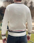 Men’s V-Neck Cardigan Sweater – Casual Comfort with Timeless Style