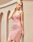Women’s Bandage Suspender Dress – Red Carpet Party Elegance
