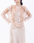 Women’s Long Sleeve Cutout Blouse – Chic Pullover Style