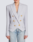 Women’s Slim Fit Suit Jacket – Waist-Fitted Commuter Blazer