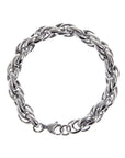 Men’s Hip-Hop Titanium Steel Bracelet – Bold Urban Chain, Non-Fading
