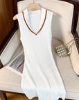 Summer Knitted Dress – Minimalist Elegance with Modern Chic