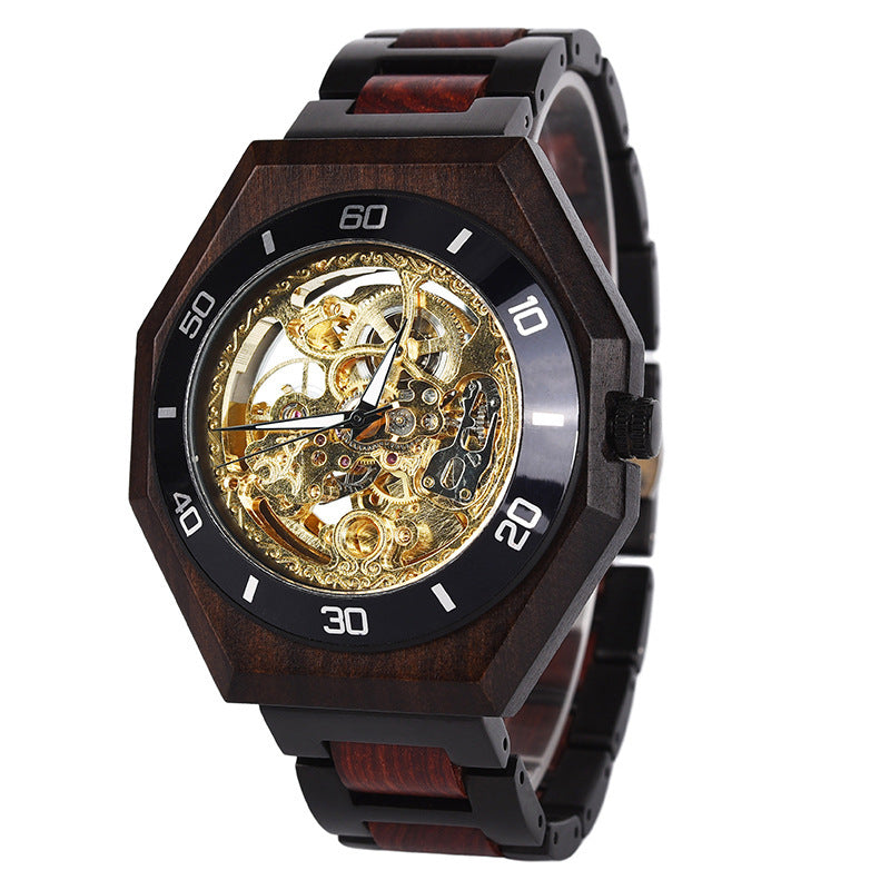 🌳 Mechanical Wood Watch – Nature’s Precision in Motion