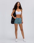 Women’s Elastic Lace-Up Track Shorts – Sporty Comfort Meets Casual Style