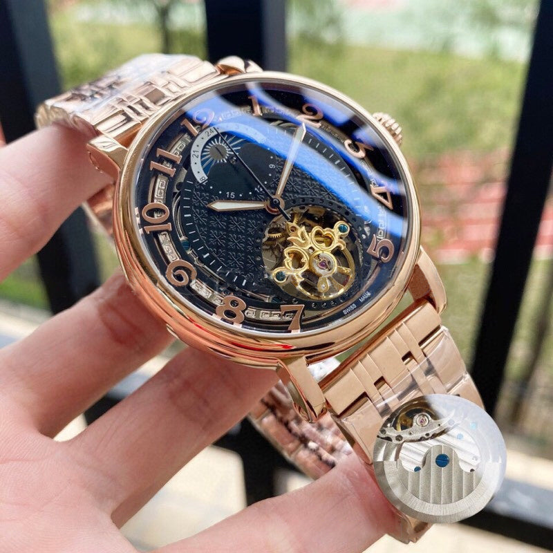 Mechanische Uhr mit Sternenhimmel