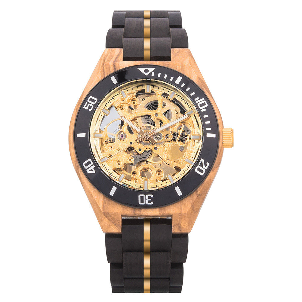 🌳 Mechanical Wood Watch – Nature’s Precision in Motion