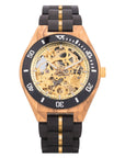 š³ Mechanical Wood Watch ā Natureās Precision in Motion