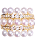 Freshwater Pearl Multi-Bead Ring