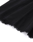 Women’s Fashion Fishbone Corset Dress – Sleek Black One-Step Skirt Elegance