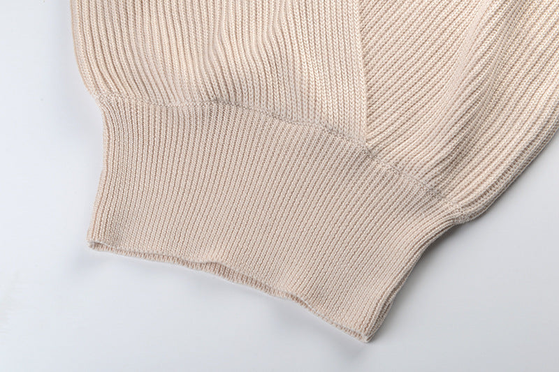 Strickpullover Damen Langarm
