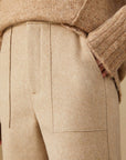 Women’s Slim Woolen Pants – Elegant Nine-Point Trousers for Commuting Chic