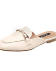 Women’s Closed-Toe Half Slippers – Casual Comfort with Chic Simplicity
