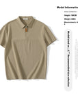 Mesh Waffle Lapel Polo Shirt T-shirt