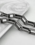 Retro Personalized Men’s Necklace – Bold U-Shape Style in Titanium Steel
