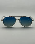 Men’s Pilot-Style Oversized Sunglasses – Pure Titanium Frame Polarized UV Protection Glasses