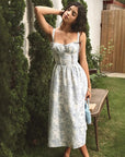 🌊 Women’s Bow Sling Dress – Seaside Elegance with a Playful Twist