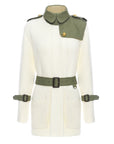 Strick-Trenchcoat mit Schnürung für Damen