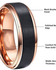 Two-Tone Tungsten Ring – Unbreakable Style for the Modern Man