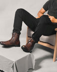 Men's Faux Leather Boots – Rugged Yet Refined