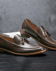 👞 Classic Tassel Loafers – Boardroom to Bar Elegance