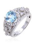 Natural Gemstone Crystal Ring Jewelry