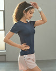 Women Slim Fit Running Quick Drying T Shirt