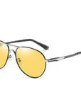 Men's Color-Changing Night Vision Sunglasses - Polarized UV400 Metal Frame