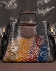 Echtes Rindsleder Handtasche Damen