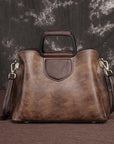 Echtes Rindsleder Handtasche Damen