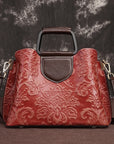Echtes Rindsleder Handtasche Damen