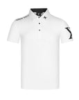 🏆 T-SHIRT DE SPORT PREMIUM POUR HOMME - COUPE AMPLE EN POLYESTER DE SOIE DE LAIT (BLANC/BLEU ROI) -