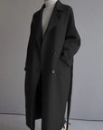 Women’s Lapel Cashmere-Blend Coat