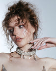 💎 Three-Layer Pearl Collarbone Chain – Delicate Elegance