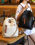 🎒 First Layer Cowhide Women’s Backpack – Urban Simplicity Meets Everyday Function