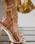 👑 Roman Goddess High Heel Sandals – Regal & Comfortable