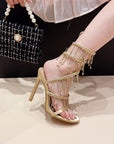 👑 Roman Goddess High Heel Sandals – Regal & Comfortable