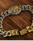 Men's Totem Bracelet – Tribal Masculine Jewelry – Handcrafted Statement Piece