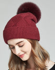 CHAPEAU CHAUD EN FOURRURE POUR FEMME