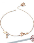 š Love Key Heart Anklet ā Feminine & Whimsical