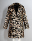 🦁 Men’s Leopard Print Fur Coat – Bold Street Luxe with Winter Warmth