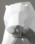 Skulptur des schwarzen Panthers