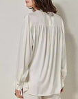 Loose Real Silk Shirt For Women