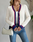 Women’s Button-Up Knitted Cardigan – Elegant Everyday Essential