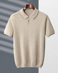 Pull en cachemire premium pour homme – Pull-over ultra-épais à col revers – Confort luxueux