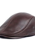 Men’s Leather Hat – Classic Winter Style with Casual Elegance
