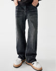 Men's American Style Skinny Fit Long Pants - Mid-Rise Stretch Denim (Multiple Sizes)